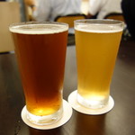 松戸ビール - 紅鷲IPA1000円、月白爽900円
