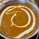 インドカレー サンタ - こちらは選べるカレーで、「チキン」にしました！