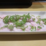 葵 - 鮭白子の造り