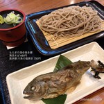 もえぎの湯 - 清流そば 680円
            奥多摩 川魚の塩焼き 750円