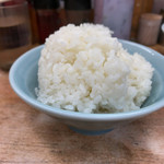 横浜ラーメン 武蔵家  - 無料のご飯 大