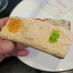 Zum Schwarzen Kameel - ・「Lachscreme サーモンのクリーム(€1.45)」
