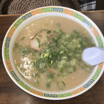 長浜ラーメン力 - ラーメン@600麺はカタ