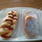 サイサイカフェ - モーニングセット（フランクフルトブレッド、フレンチトースト）