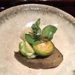 ろっかん - 芽キャベツと茄子