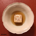 御料理 寺沢 - 焼玉蜀黍豆腐