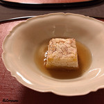 御料理 寺沢 - 焼玉蜀黍豆腐