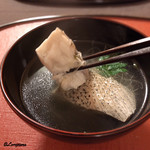 御料理 寺沢 - 浅霜の鱸