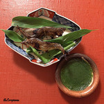 御料理 寺沢 - 天竜川の稚鮎焼と蓼酢