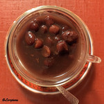 御料理 寺沢 - 小豆とﾌﾞﾗﾝ･ﾏﾝｼﾞｪ