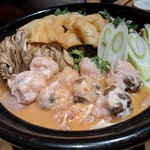 Yamaimo No Ooi Ryouri Ten - 鶏つくね味噌チーズ鍋