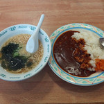 Gurinkona - カレーライスとミニラーメンのセット 500円