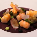 ラ メゾン ドゥ グラシアニ - 淡路・シラサエビと丹波・婦木農場の茄子