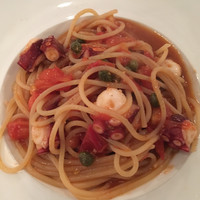 ボッテゴン - マダコとオリーブのスパゲティ