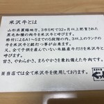 米沢牛亭 ぐっど - メニュー
