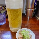 麺の風 祥気 - 生ビール@450