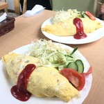 カフェレストランパセリ - オムライスセット  980円