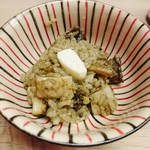 緒方 - 黒鮑の肝バターご飯