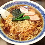 はつね - ラーメン（￥600）大盛（￥100）2012/2/3_91点！今日はブレ無し！