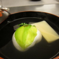 日本料理 晴山 - 空豆真丈