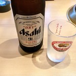 本格焼肉・韓国家庭料理 食辛房 - 瓶ビール アサヒ
