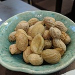 旬魚菜 しら川 - 茹で落花生