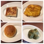 鎌倉パスタ - レモンフォカッチャ、シュガーデニッシュ、期間限定レモンロール、よもぎロール