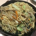 お好み焼き 鉄板焼 ゆたか - 塩味の焼きそば 