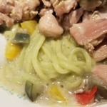 麺屋 六感堂 - グリーンカレーヌードル