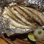 鮨げん家 - わかさぎオリーブ焼き