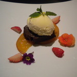 鉄板焼レストラン八景 - バレンタインディナーデザート