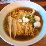 中華そばつけそば 千思萬考 - 朝ラーメン+つくね+たけのこ