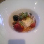 堺筋倶楽部 AMBROSIA - ふっわと　とろけるレアチーズ　　ベリーのソース