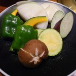 辰っちゃんのホルモン市場 - 焼野菜盛合せ（５００円）