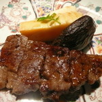 日本料理 晴山 - お肉がジューシーです♬