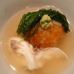 日本料理 晴山 - じゃが芋饅頭が香ばしい