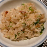 日本料理 晴山 - おこげも香ばしくお箸がすすみます