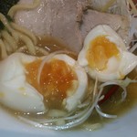 らーめん飛粋 - 味玉断面