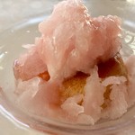 リボーンアート ダイニング - 〜ひと夏のあまい想い出〜というサブタイトルの桃のカキ氷