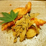 蓬左茶寮 - 和良鮎 フライ リエット トリュフ