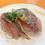 Appare Sushi Maru - 真アジのゴマ醤油。250円＋税