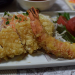 民宿 和ちゃん - エビフライと鶏天