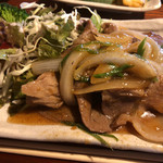 Kokoraya - 本日のお肉（豚ロースの生姜焼）