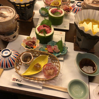 がんこ 高瀬川二条苑 - 前菜&大漁生本鮪造り盛