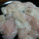 炭火焼肉 三千里 - 上ホルモン　３５０円