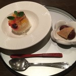 銀座ろくさん亭 - デザートまで驚く大きさの花豆