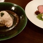 銀座ろくさん亭 - 友が頼んだローストビーフ