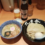 六厘舎 - 特製つけ麺とビール