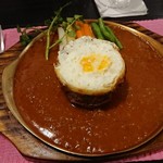 Angus House - 1907_Angus House Plaza Senayan_Hanburg 150g@290,000Rp(ハンバーグコース)_ハンバーグ！見た目Good!