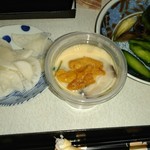 平柳仕出店 - ウニいり茶碗蒸し